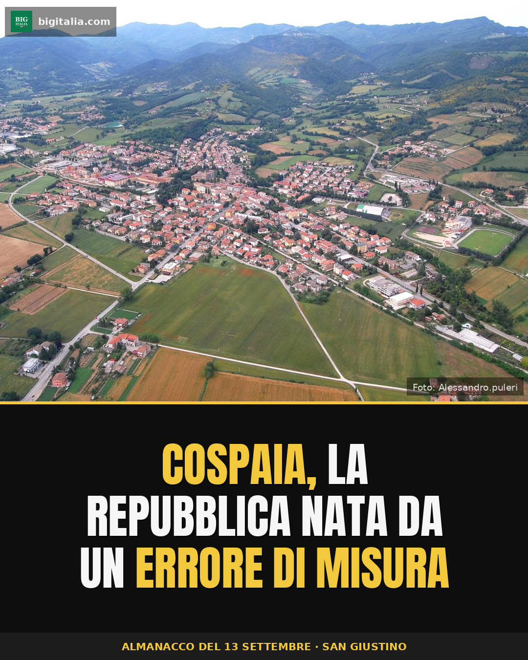Cospaia, the republic born of a surveying error