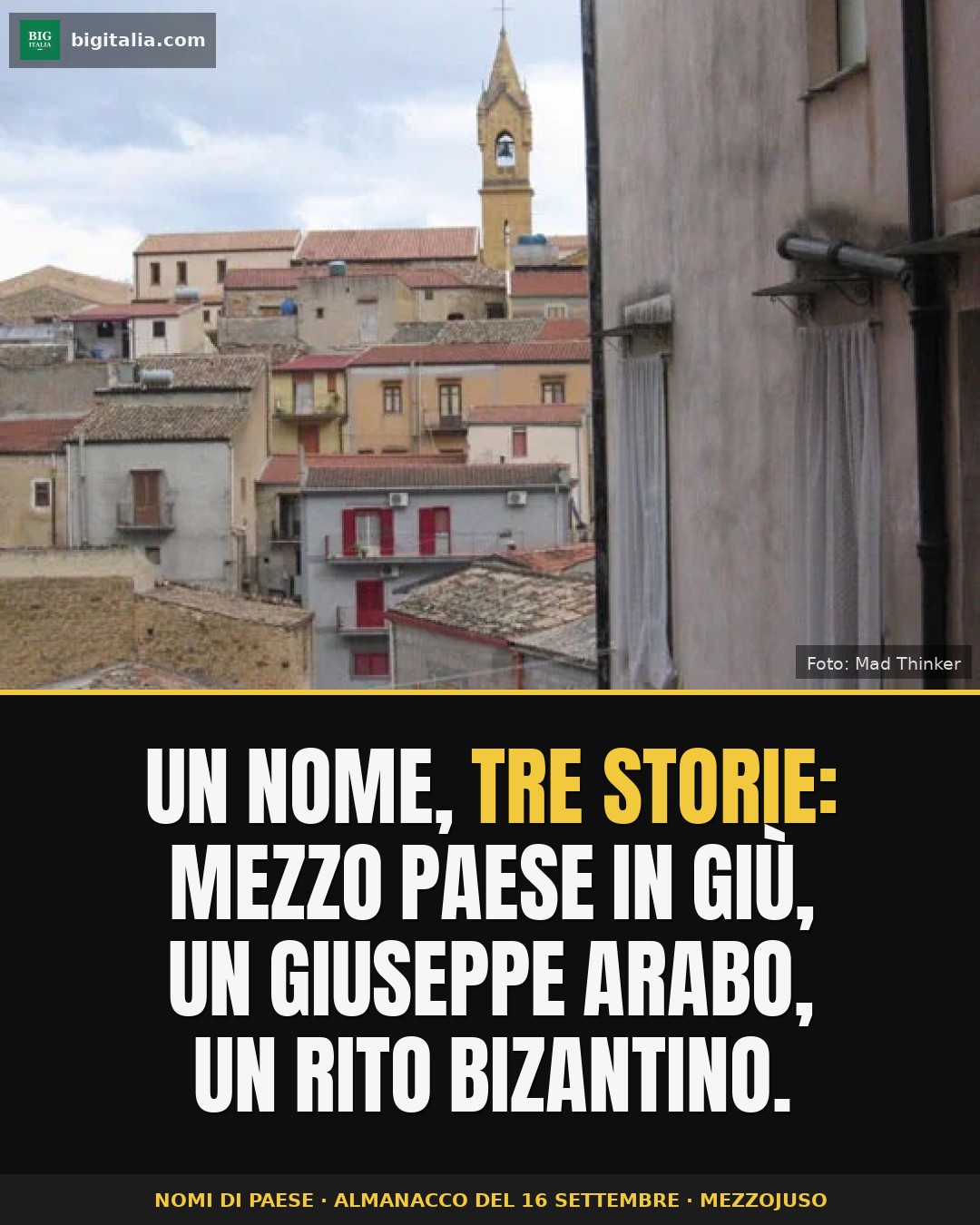 Mezzojuso, a Sicilian name with two pasts
